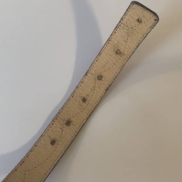 SAINT LAURENT rive gauche Leather Belt - Picture 7 of 8